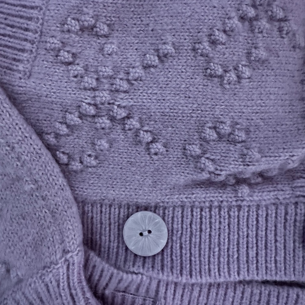 Needle & Thread Lilac Textured Cardigan - Picture 6 of 8